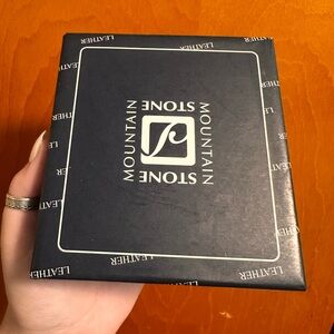 Stone Mountain Black Tri-Fold Wallet